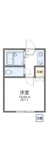 レオパレス水前寺西PART4A【105号室】の間取り