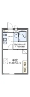 レオパレスKOBA【202号室】の間取り