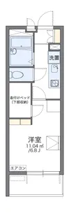 レオパレスよろずまち【1階】の間取り