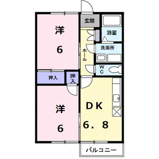 サンドリーム【1階】の間取り