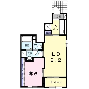 遊雅【1階】の間取り