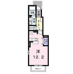 サンモールけやき通りA【1階】の間取り