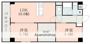 アメニティR【4階】の間取り