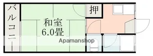 WINGつばさ【2階】の間取り