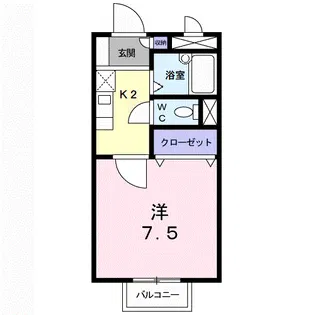 レジデンス尾ノ上【1階】の間取り