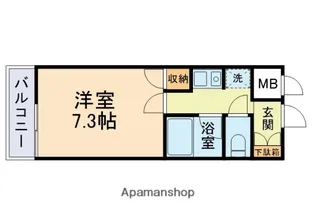 トーカン練兵町キャステール【12階】の間取り