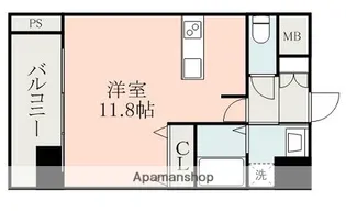 フォーエス神水【9階】の間取り