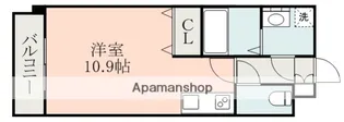ブランジュ坪井【2階】の間取り