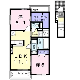 M’S 薄場【2階】の間取り