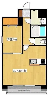 熊本県熊本市東区神水本町【マンション】の間取り