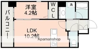 グランフェリーチェ並木坂【4階】の間取り