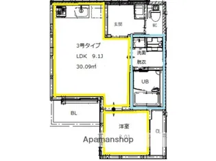 REGALEST新水前寺駅【2階】の間取り