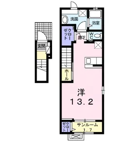 ネオ レジデンス八王寺【2階】の間取り