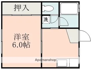 生田ガーデンハイツ【2階】の間取り