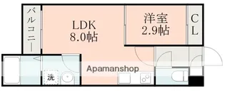 G−SMART黒髪【1階】の間取り