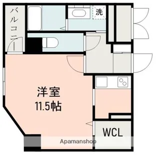URBAN SPACE坪井【9階】の間取り