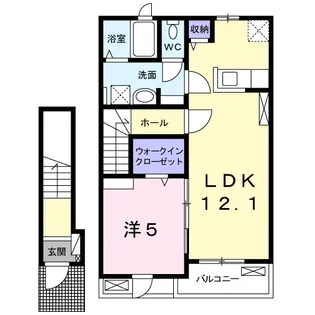 グランデ・レジデンス B【2階】の間取り