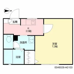 熊本県熊本市南区八分字町【アパート】の間取り