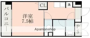 THE MUTUAL 藤崎宮【3階】の間取り