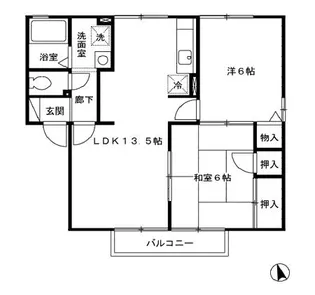 モン・ルポII【1階】の間取り