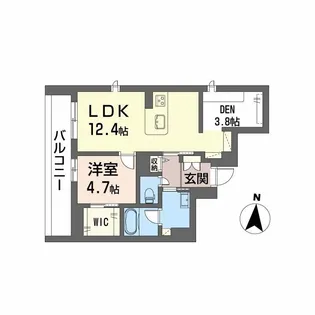 DEUXリジエール【2階】の間取り