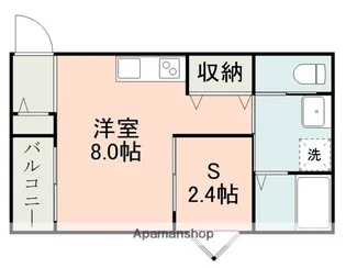ラヴィ八景水谷【2階】の間取り