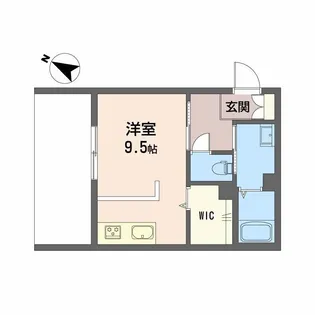 PARADISO本荘【1階】の間取り