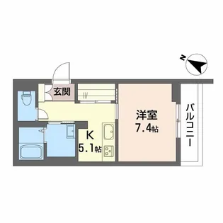 PARADISO本荘【3階】の間取り
