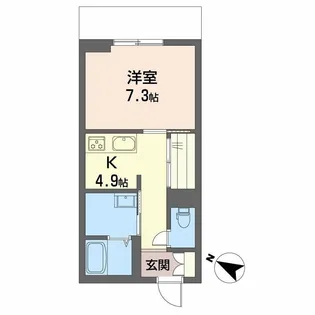 PARADISO本荘【1階】の間取り