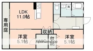 (セキスイ)RIZELL B【1階】の間取り