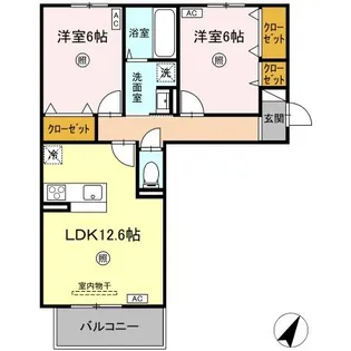 スペチアーレ・セレーナ【2階】の間取り