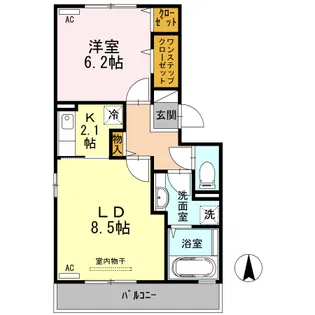 NEUTRAL 8【3階】の間取り