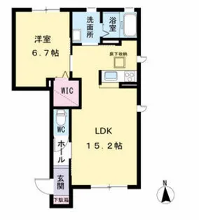 熊本県熊本市南区元三町3丁目【アパート】の間取り