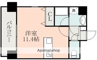PRIMO PARTIRE【6階】の間取り