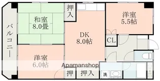 レジデンス松岡【2階】の間取り