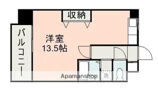 リバージュ八景水谷【1階】の間取り