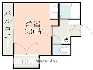 上通ひらせビル【4階】の間取り