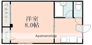 コーポラスチェリー【3階】の間取り