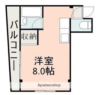 ローズンビート【4階】の間取り