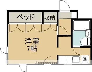 リーガルコートB【4階】の間取り