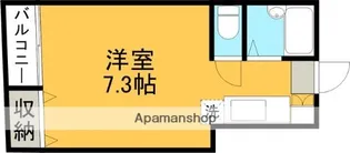 ドルミール黒髪【3階】の間取り