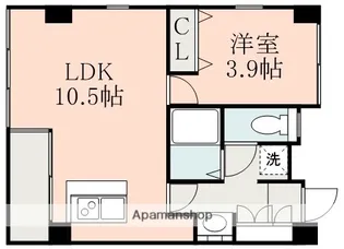 NOVEL八王寺【3階】の間取り