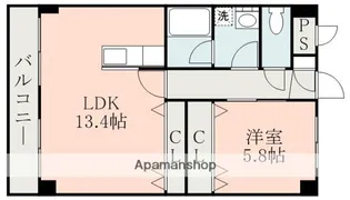 メゾン・ロアジス【1階】の間取り