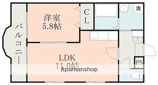 アグリー戸島【2階】の間取り