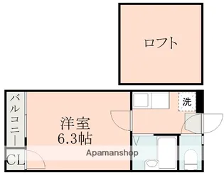 FINEPLACE坪井【1階】の間取り