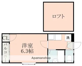 FINEPLACE坪井【1階】の間取り