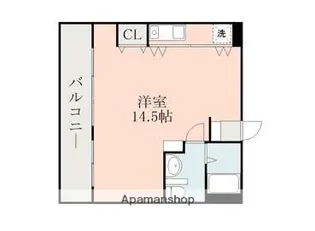 HAPPY FEELIN’ SHINMACHI【9階】の間取り