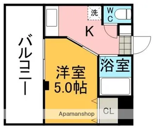 シャポー渡鹿【4階】の間取り