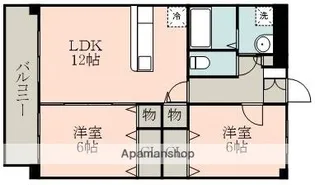 アルエット菊陽【2階】の間取り