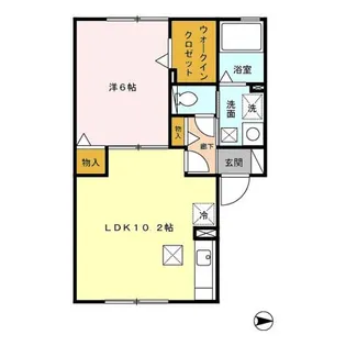 ウィルモアM&M【1階】の間取り